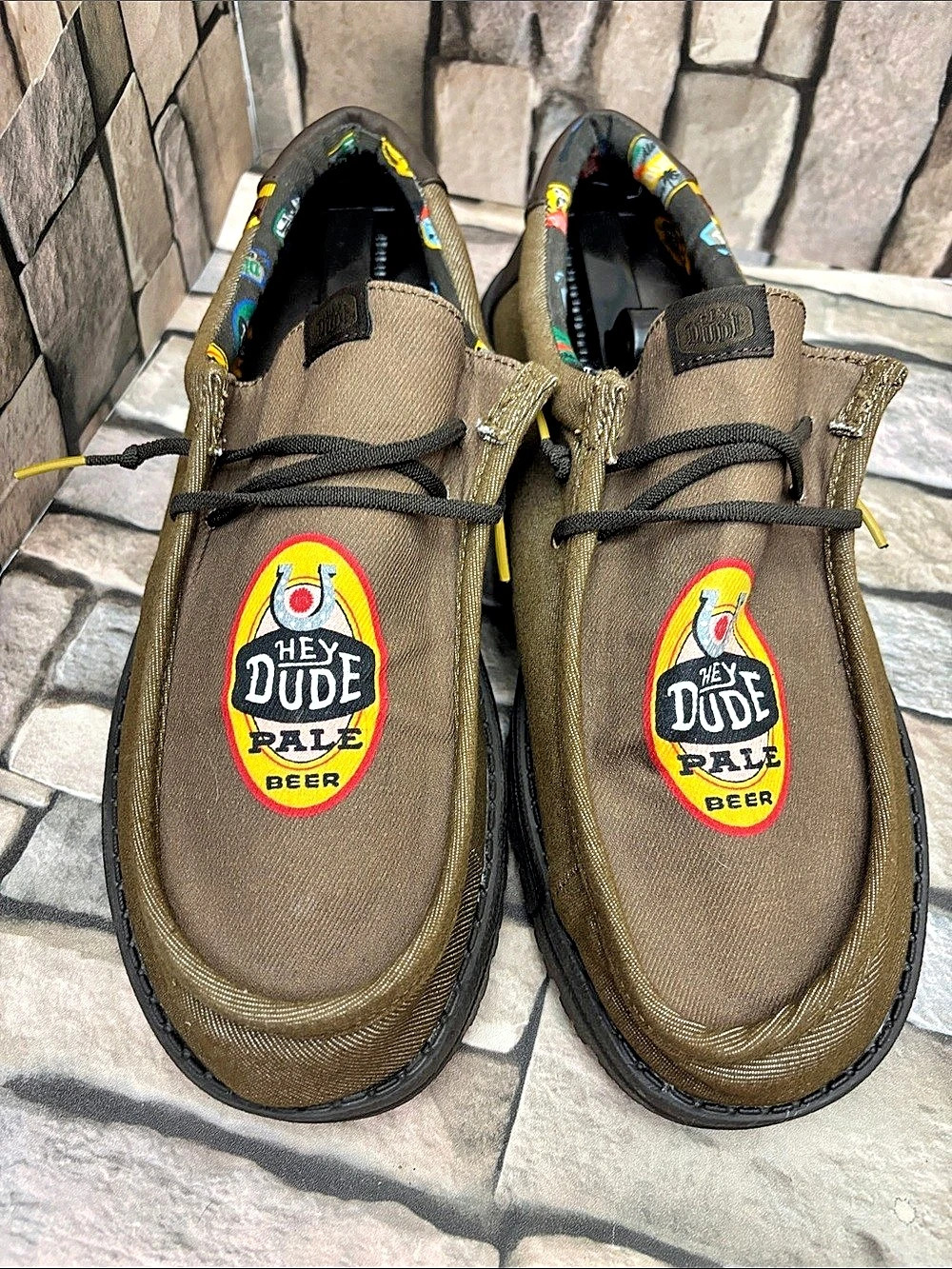 Hey Dude Wally Oktoberfest Men's Brown Sneakers US 13